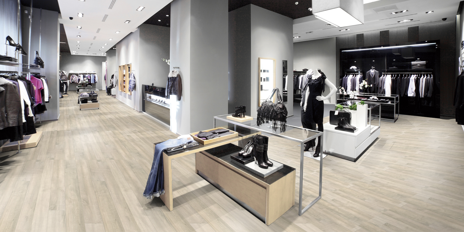 Vízálló Vinyl Padló üzlethelyiségben