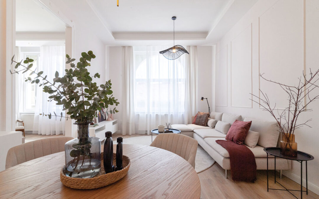 Újlipótvárosi csoda: hogyan varázsoltunk újjá egy lakást természetes hatású parkettánkkal